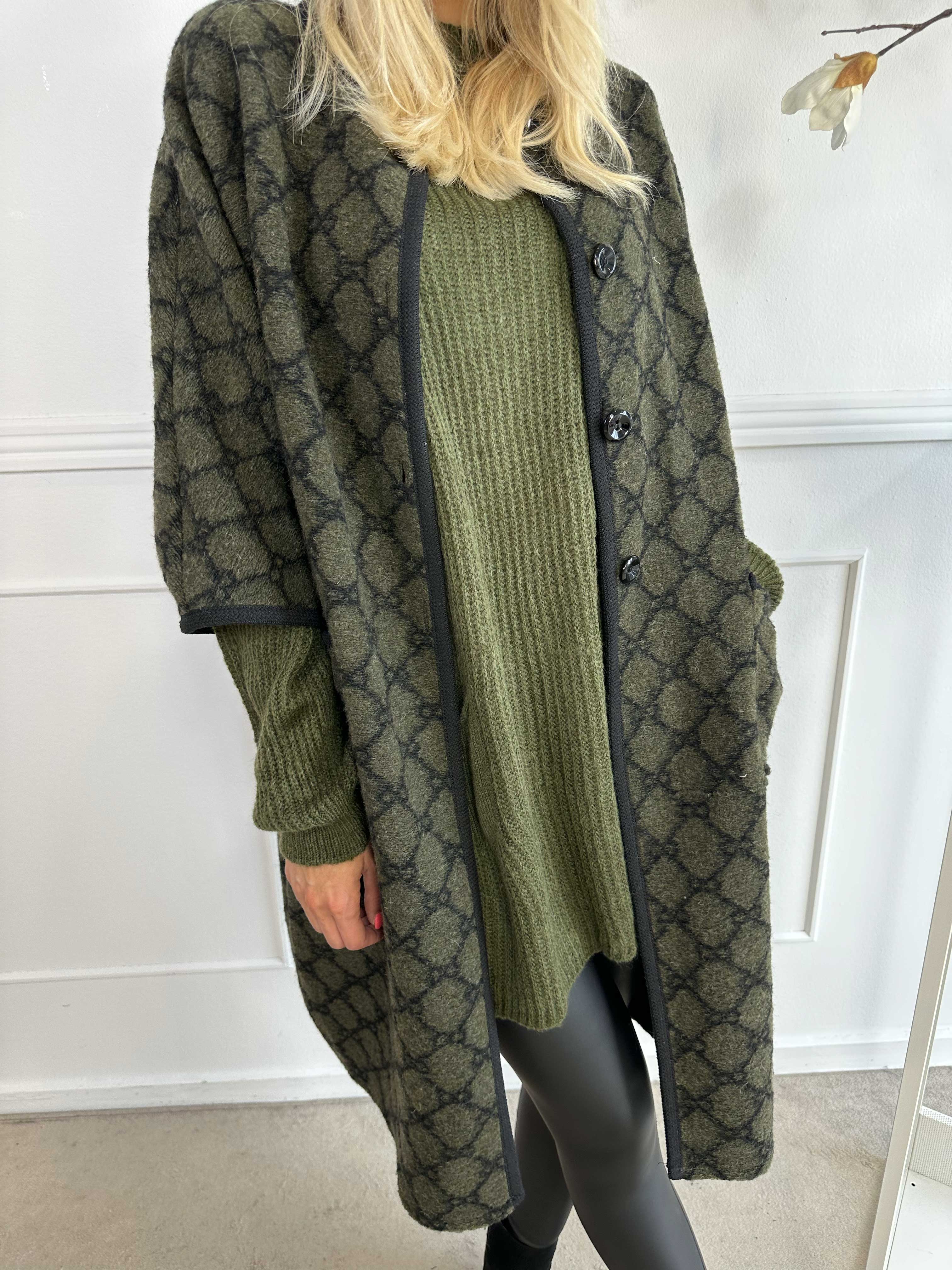 Arianna - Mønstret frakke